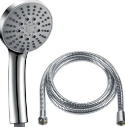 Discount Adora hånddusj 6-spray Ø100 mm inkl. slange Krom