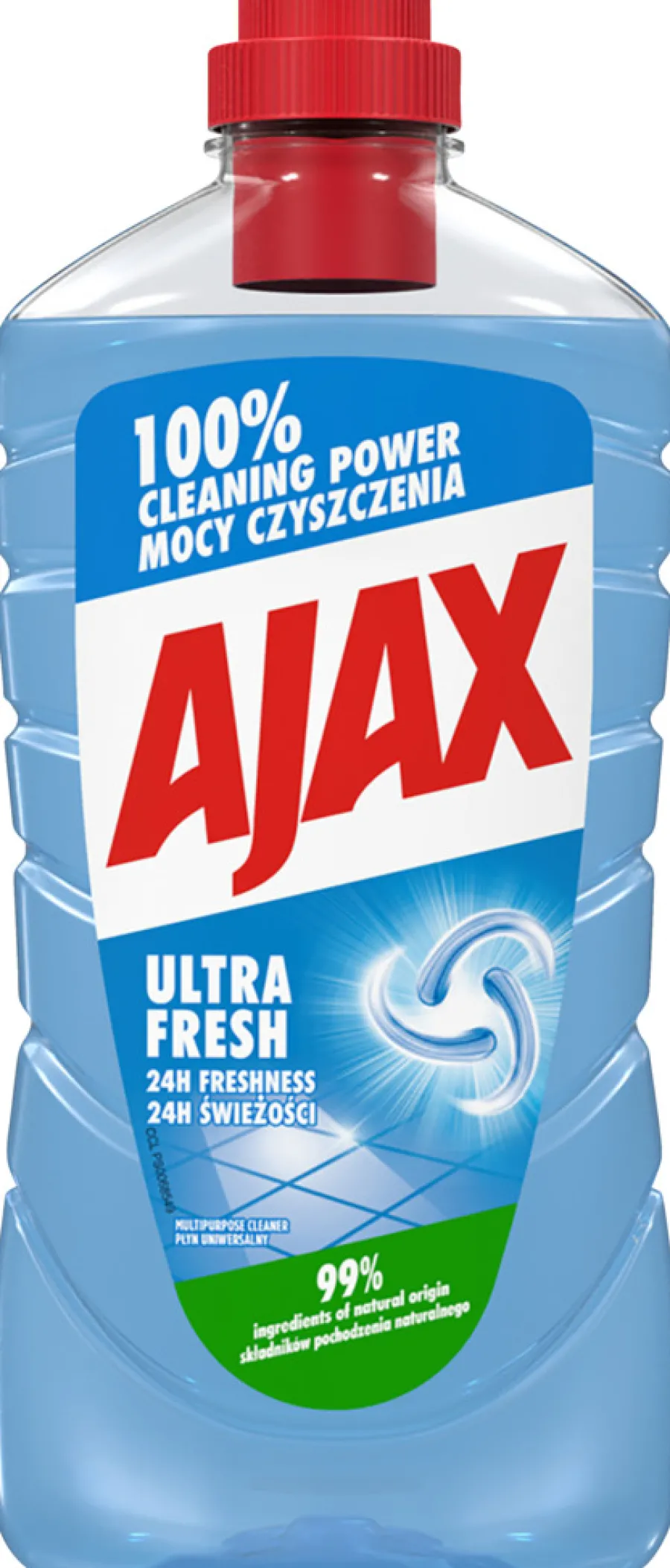Hot Ajax Ultra Fresh flytende universalrengjøring 1000 ml
