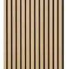 Clearance Fibrotech Akustikkpanel Quanti Light Oak 18 x 520 x 2440 mm