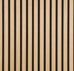 Clearance Fibrotech Akustikkpanel Quanti Light Oak 18 x 520 x 2440 mm
