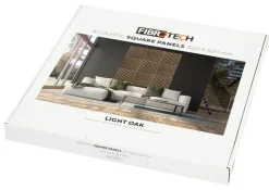 Discount Fibrotech Akustikkpanel Square 22 x 520 x 520 mm 2-pk. Light Oak