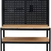 Sale Arbeidsbord m/vegg og hyller 180x120x60 cm