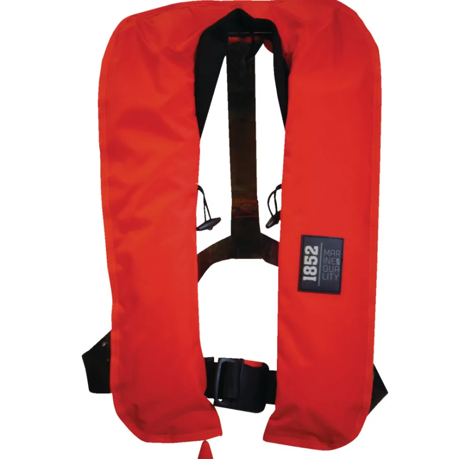 Online 1852 Automatisk redningsvest rød 150N ISO