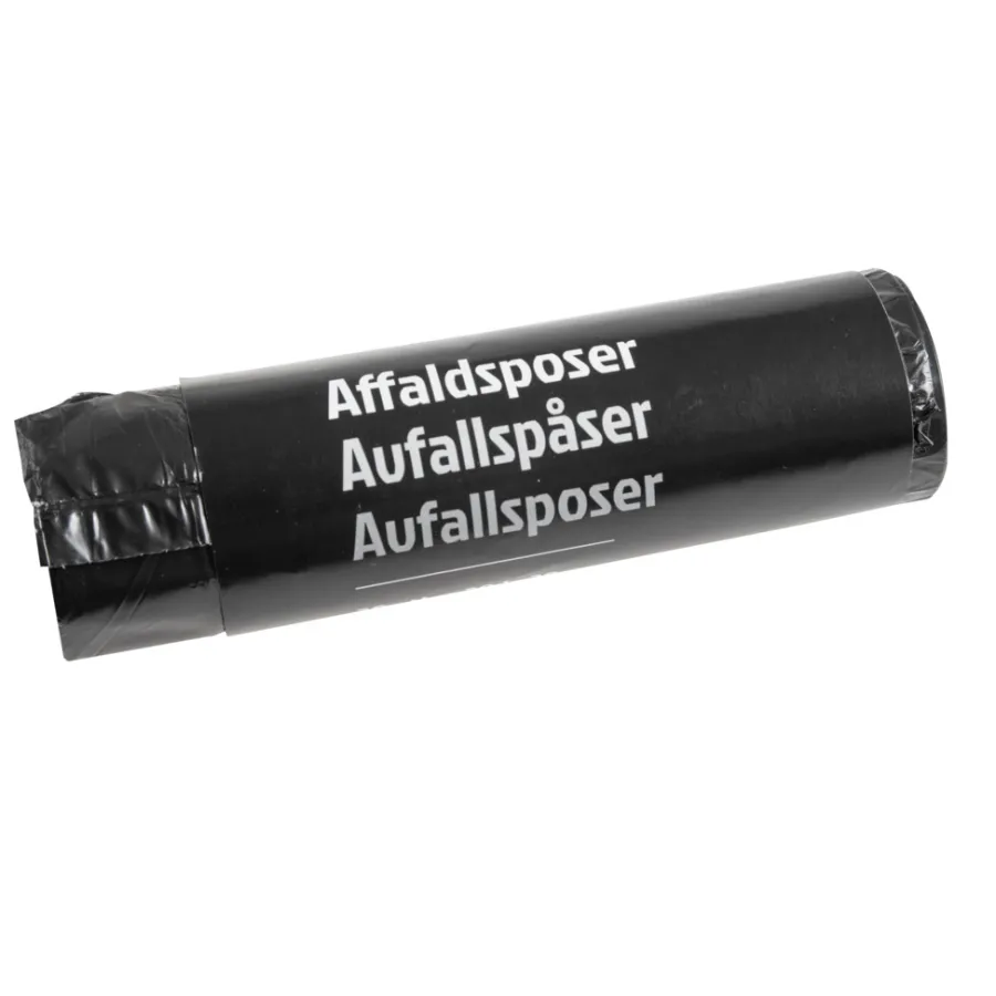 Sale Avfallsposer m/snørelukking - 20 liter Svart