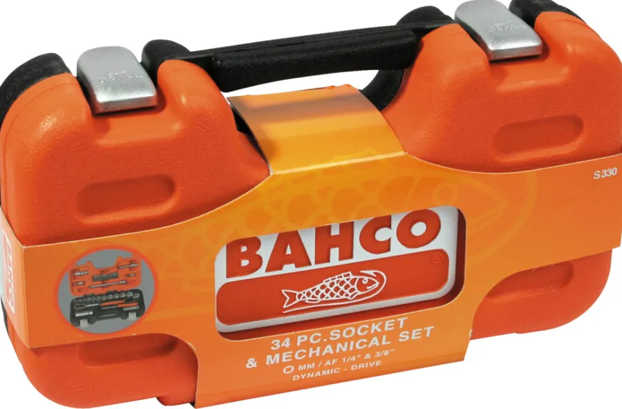 Sale Bahco pipenøkkelsett 34 deler