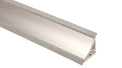 Sale Bakkantlist 23 x 23 x 3000 mm Børstet stål