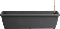 Clearance Scan-Pot Balkongkasse Lux grå 80 cm