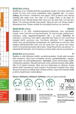 Sale Weibulls Basilikum økologisk - Genovese