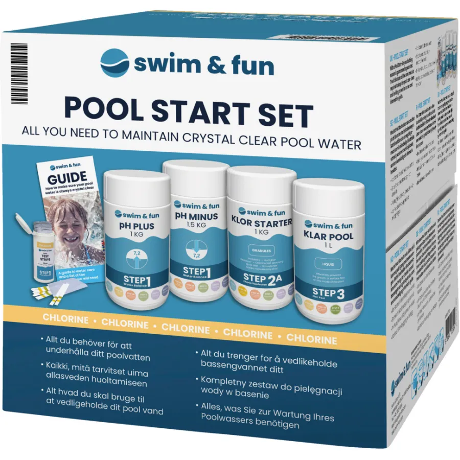 Sale Swim & Fun Basseng Startsett klor -