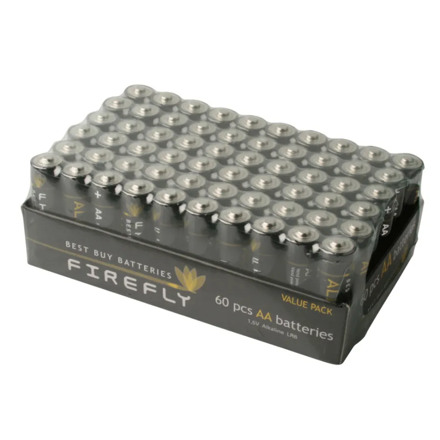 Online Firefly Batteri AA 60-pk. -