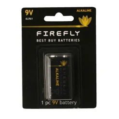 Best Firefly Batteri alkaliske 9 V 6LR61 1 stk. -