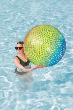 Sale Bestway Colorsphere badeball Ø107 cm Transparent med flerfarget mønster