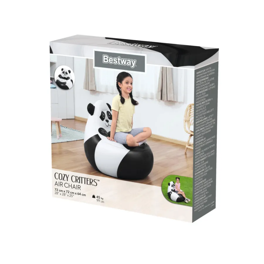 Online Bestway Cozy Critters oppblåsbar stol – panda