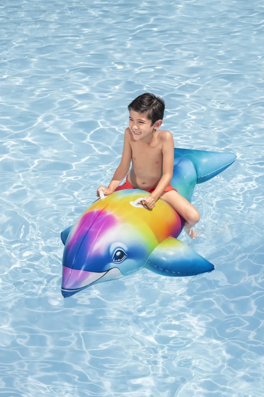 Sale Bestway Dolphin Daydream badeleke 168 x 66 cm Flerfarget