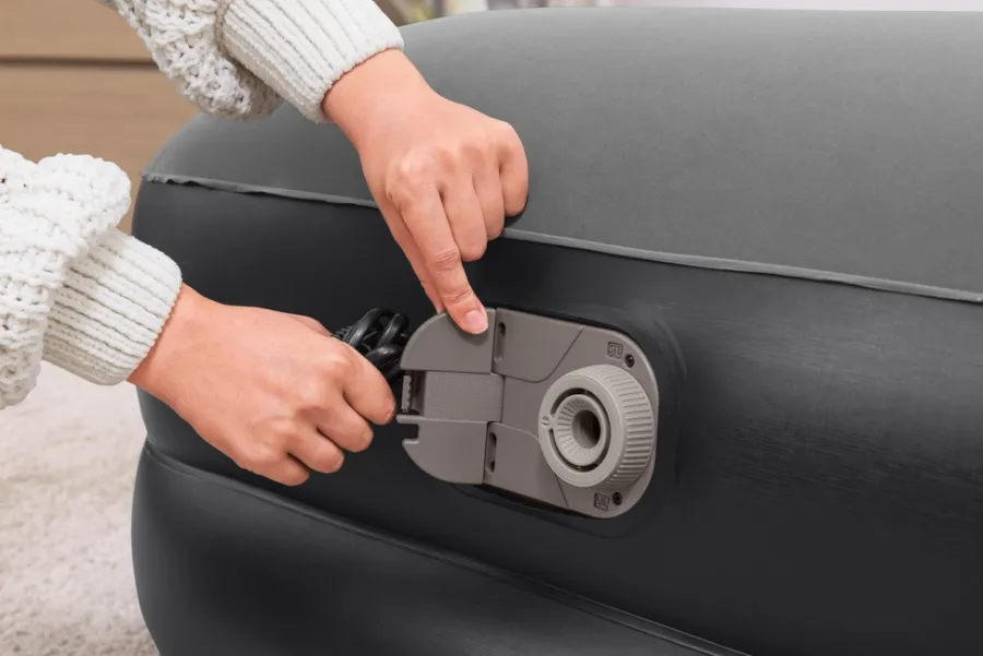 Discount Bestway luftmadrass m/innebygd pumpe 191 x 97 cm