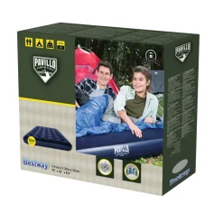 New Bestway luftmadrass til 2 personer 191 x 137 x 22 cm Mørkeblå