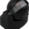 New Elworks Bevegelsesensor 180° svart IP44