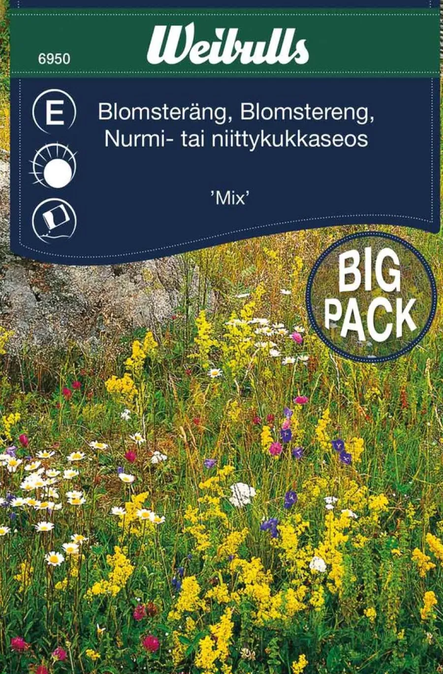 Hot Weibulls Blomstereng blanding big pack