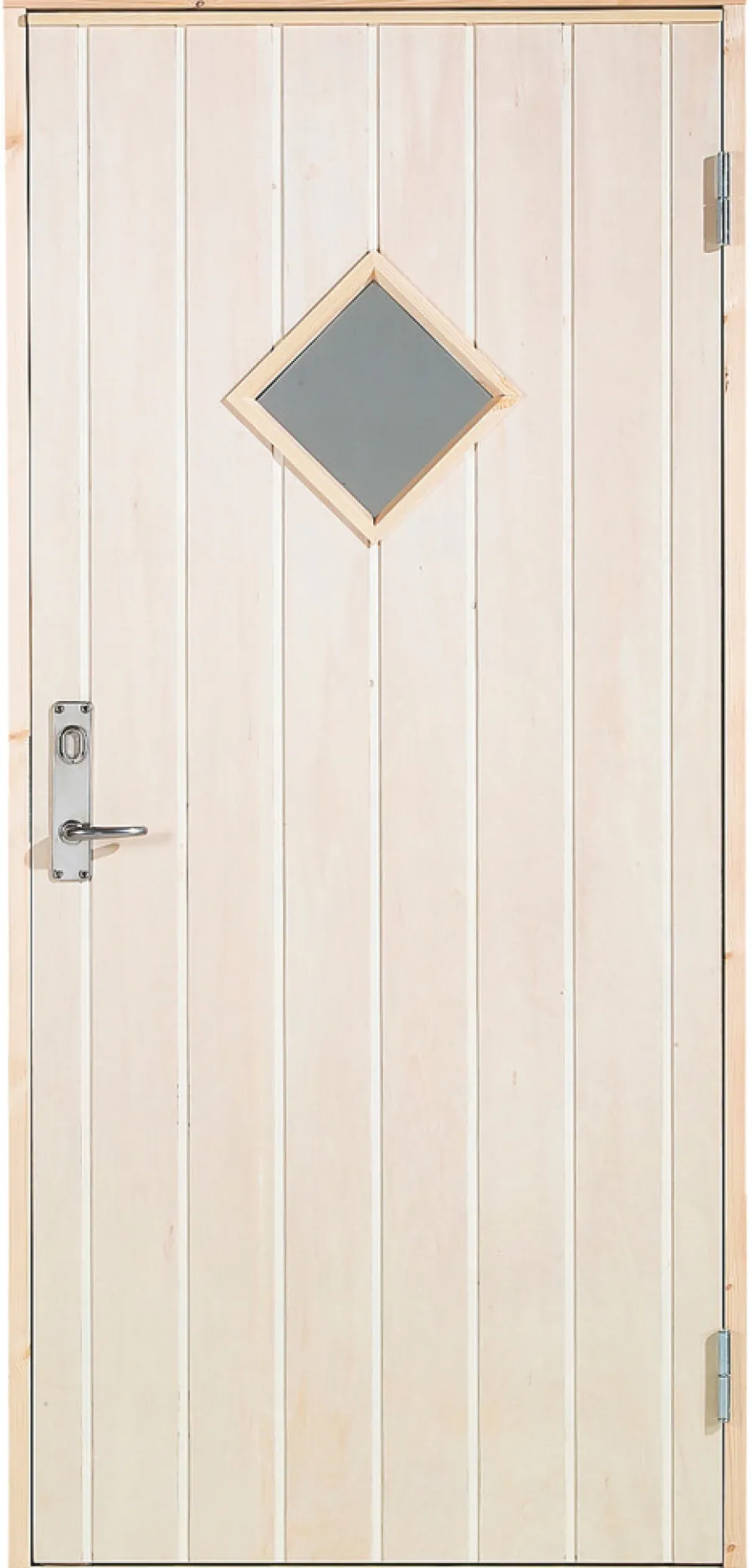 New Boddør med vindu høyrehengt 94,8 x 205 cm