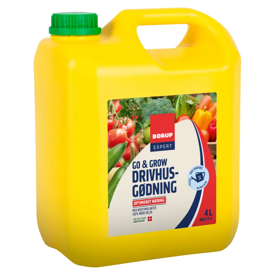Outlet Borup Expert Go & Grow drivhusgjødsel 4 liter