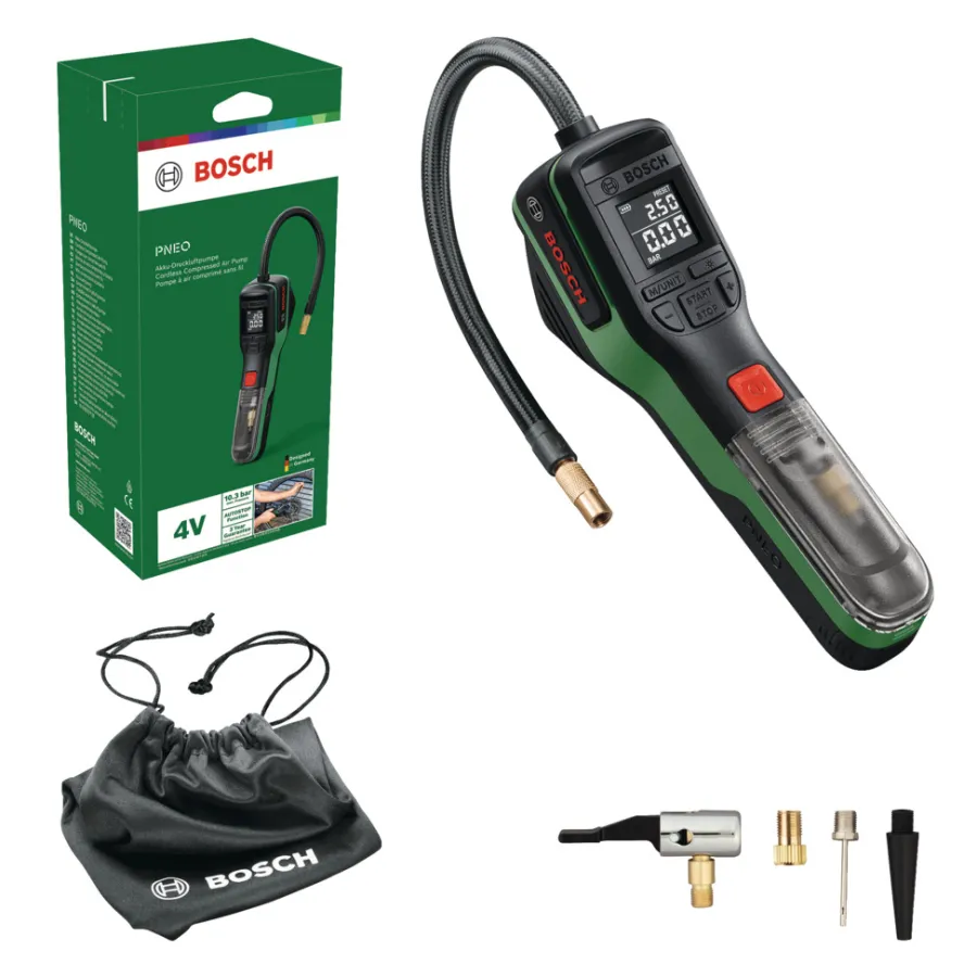 Discount Bosch PNEO batteridrevet luftpumpe