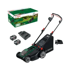 New Bosch Rotak 18V-43 batteridrevet gressklipper
