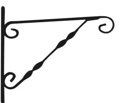Discount Norgarden Brakett 30-35 cm Svart