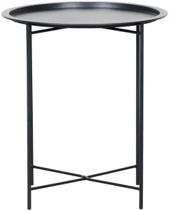 Sunlife Brettbord Michigan Ø46,8 cm stål - ® Svart