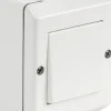 Sale ELKO Bryter 2-pol IP55 sprutsikker hvit -