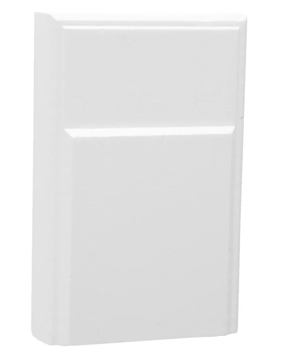 Sale Rindalslist Bunnkloss hvitmalt furu - 2 stk.
