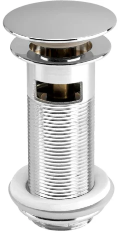 Outlet Bunnventil Push pop-up 1 1/4" krom