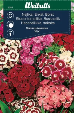 Sale Weibulls Busknellik "Mix" Hvite. rosa og røde nyanser