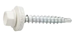 Clearance Heco Byggskrue 4,8 x 35 hvit - 250 stk.