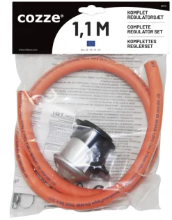 Outlet Cozze regulatorsett med slange 1,1 meter