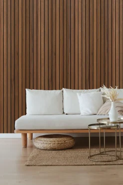 Online Deco Spilepanel 12 x 600 x 2400 mm Walnut