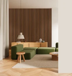 Online Deco Spilepanel 12 x 600 x 2400 mm Walnut