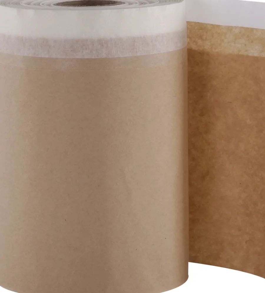 Clearance Stabile Dekkpapir med tape 18 x 20 meter