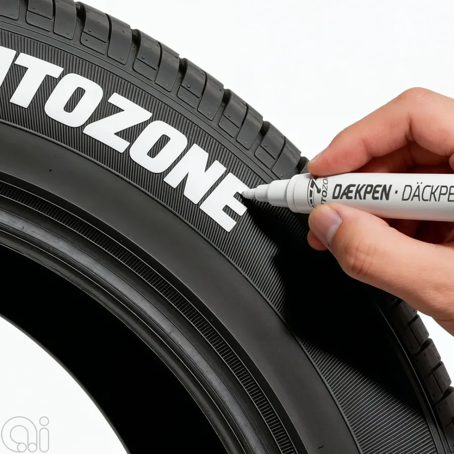 Online Autozone Dekkpenn - Hvit