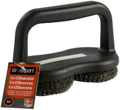 Clearance Grillexpert Dobbel stålull grillbørste -