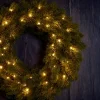 Clearance Stemning Dørkrans 49 LED m/timer Ø40 cm utendørs