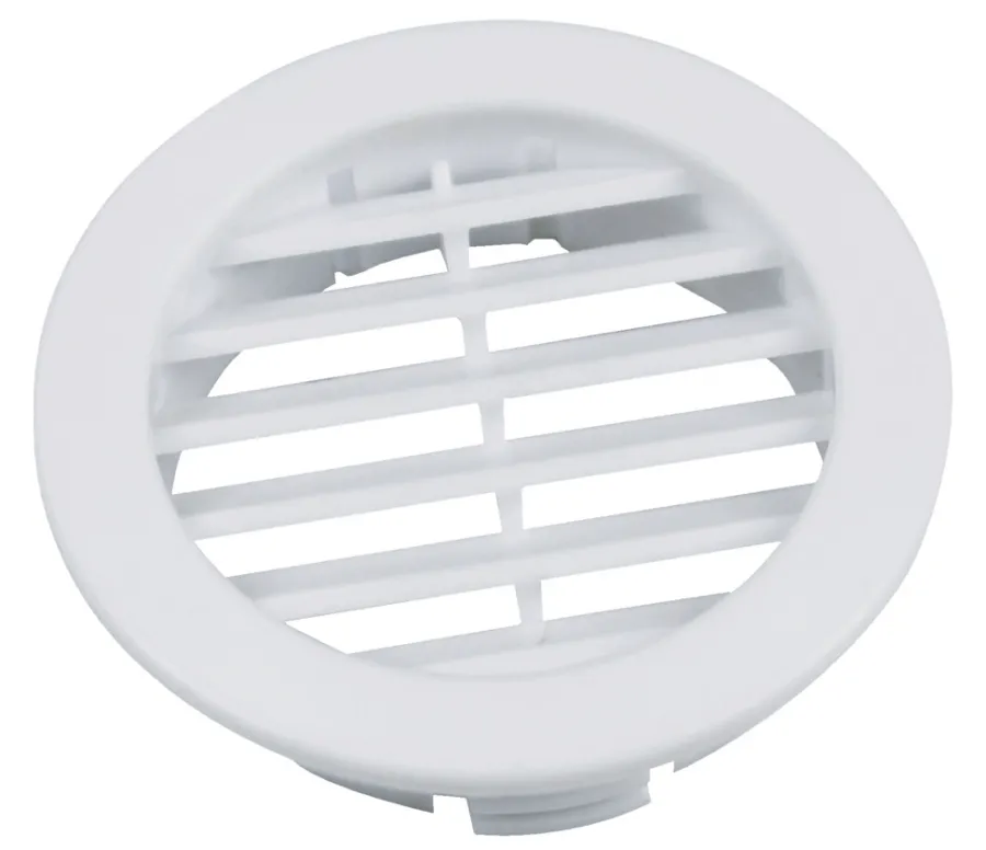 Outlet Dørrist Ø50 mm – 2 stk. Hvit