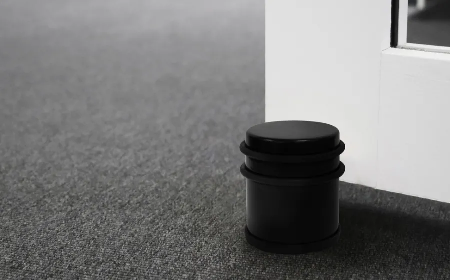 Online Home it Dørstopper frittstående Ø62 x 75 mm matt svart