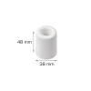Sale Home it Dørstopper Ø38 x H48 mm hvit plast