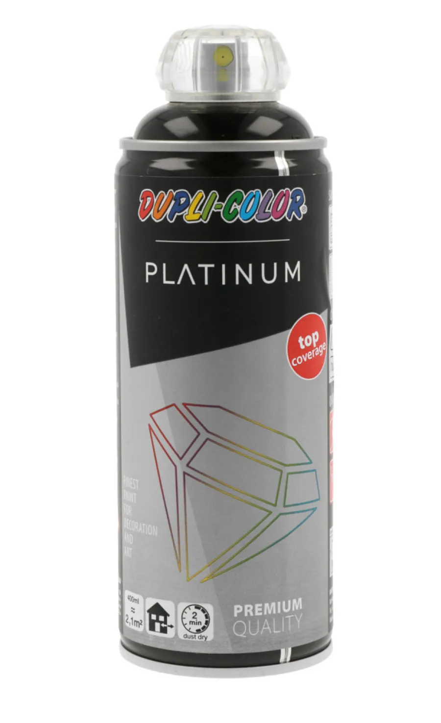 Best Dupli-Color Platinum spraymaling blank Svart