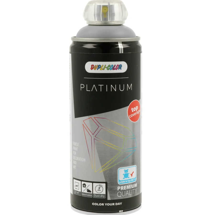 Online Dupli-Color Platinum spraymaling Sølvgrå