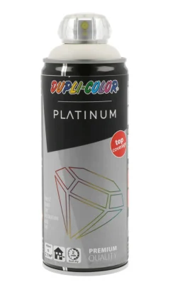Clearance Dupli-Color Platinum spraymaling matt Hvit