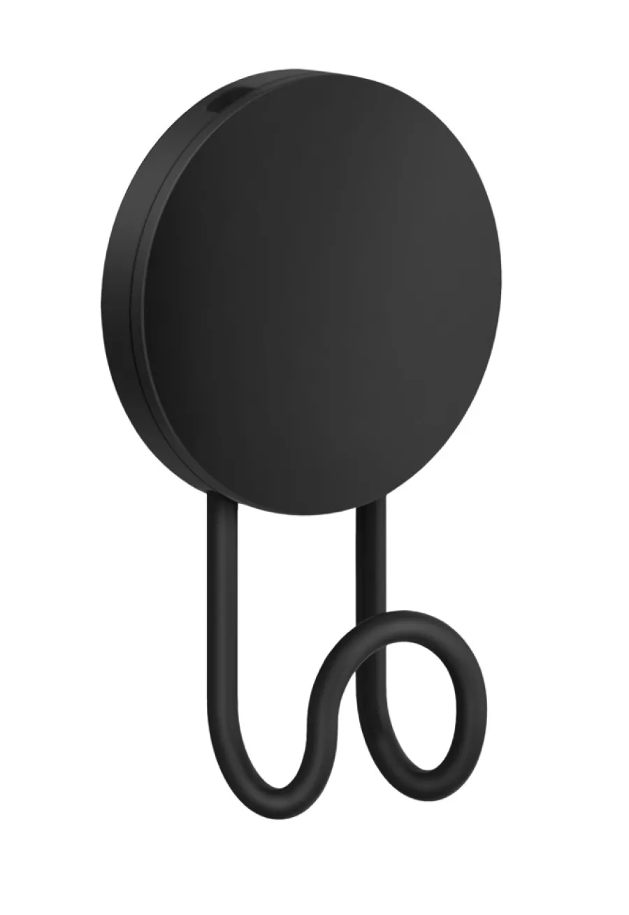 Sale Beslagsboden Enkel krok Ø55 mm- svart