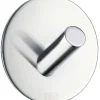 Beslagsboden Enkel krok selvklebende Ø48 mm - krom
