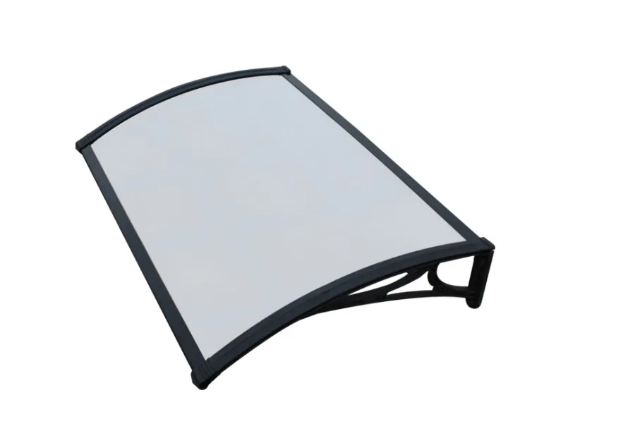 Clearance Entrétak til dør "Kalmar 1000" svart 1000 x 600 mm