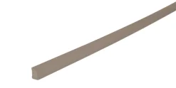 Clearance Hornbaek Feielist plast koksgrå - 10 x 16 x 3000 mm